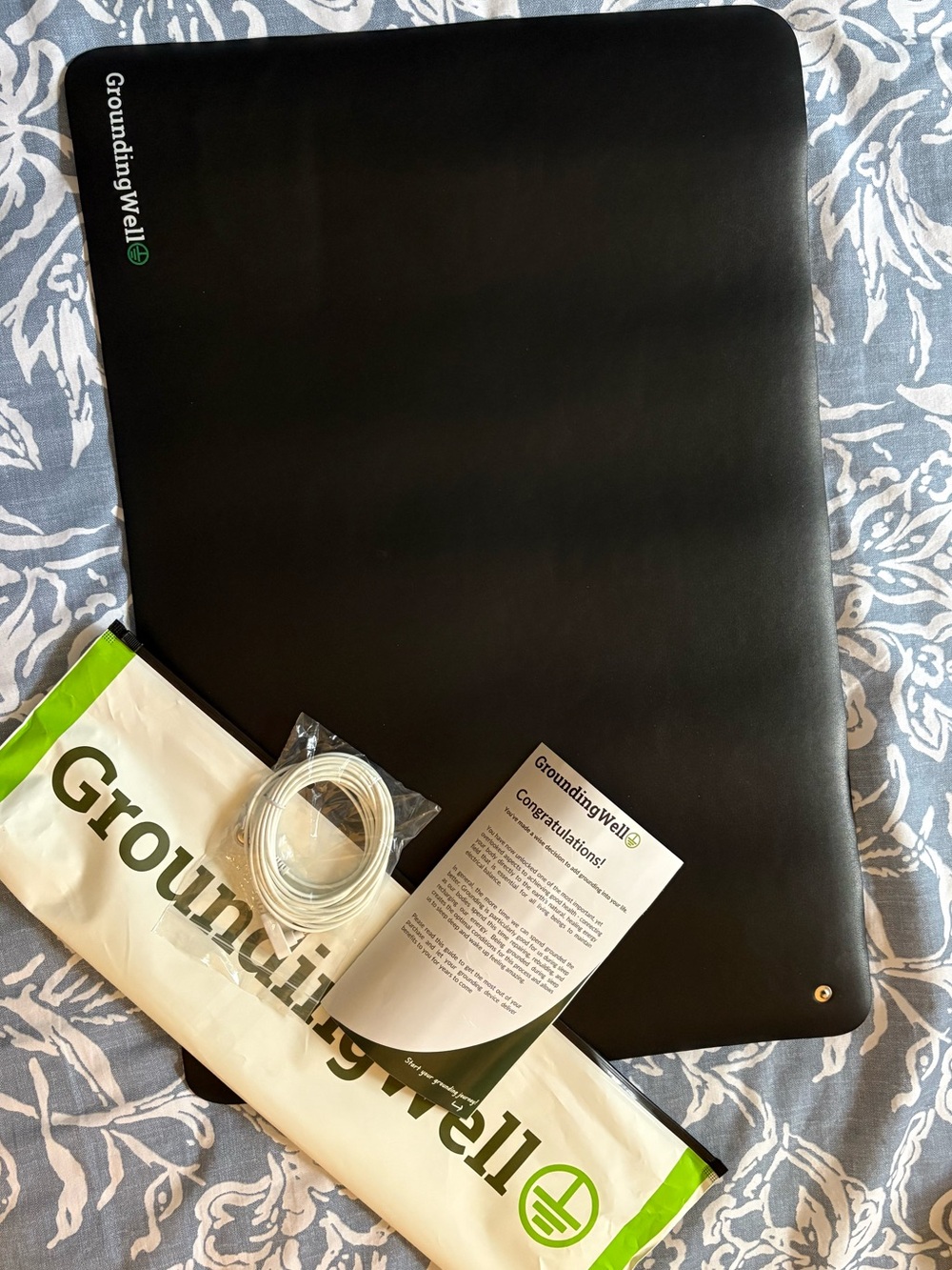 GroundingWell™ Grounding Mat / Earthing Mat – With Cord & Adapter